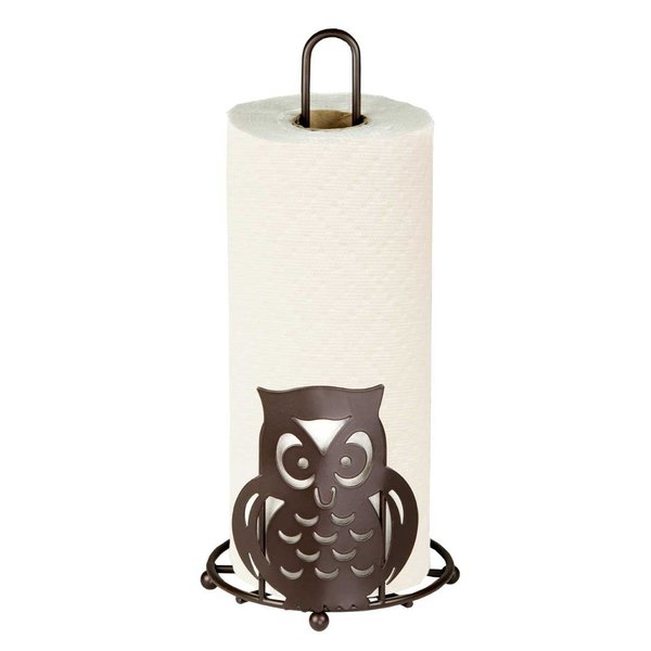 Hds Trading Steel Owl Paper Towel Holder, Bronze ZOR96024